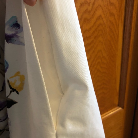 WHBM Strapless Floral Dress Size 4 - Picture 5 of 8